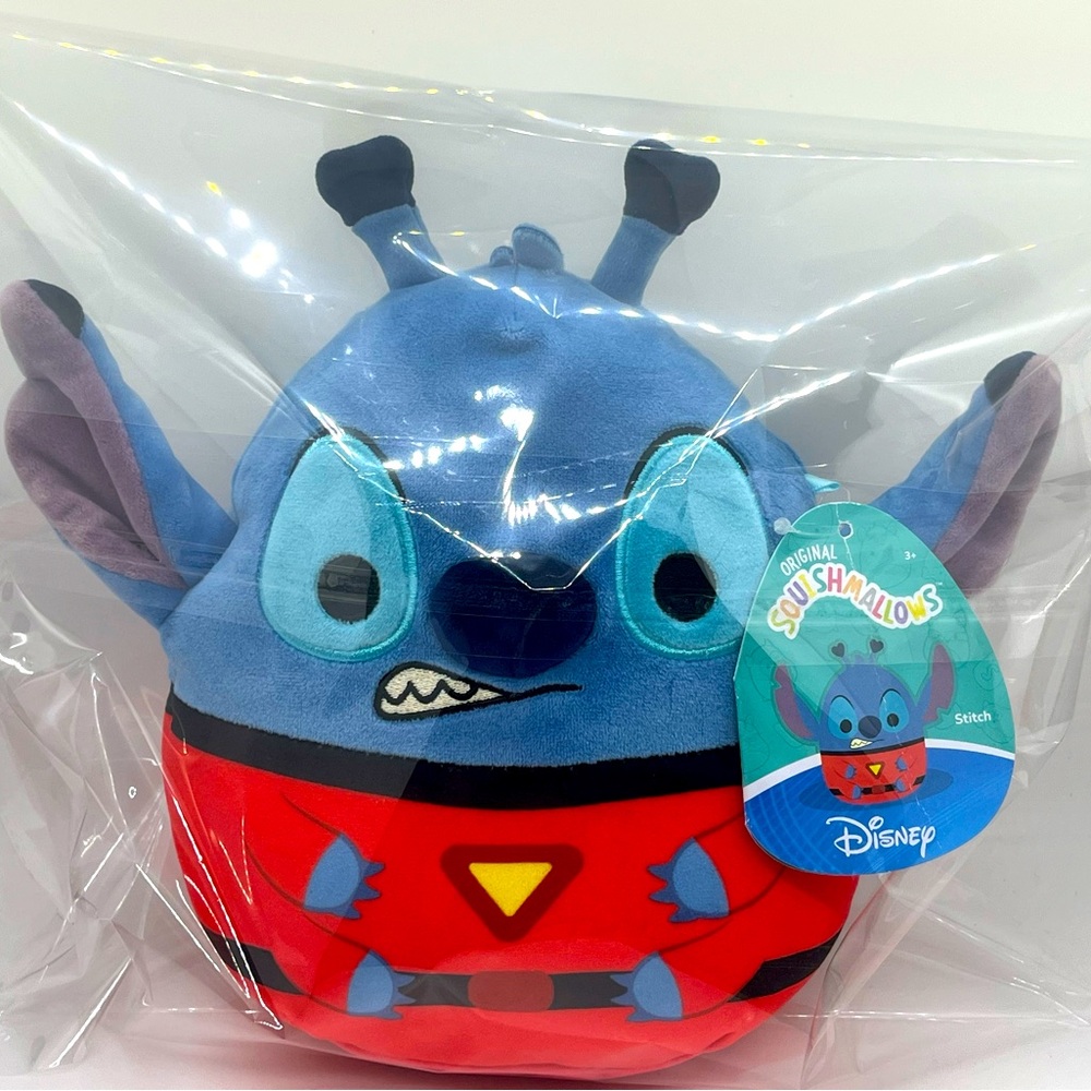 Squishmallow Kellytoy Plush Disney Lilo & Stitch Space Suit Stitch‎ 7" NWT NEW
